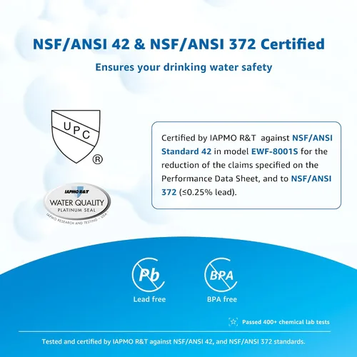 Vista 2 de Recambio FilterLogic MSWF para GE MSWF 101820A refrigerador de agua (Pack de 2)