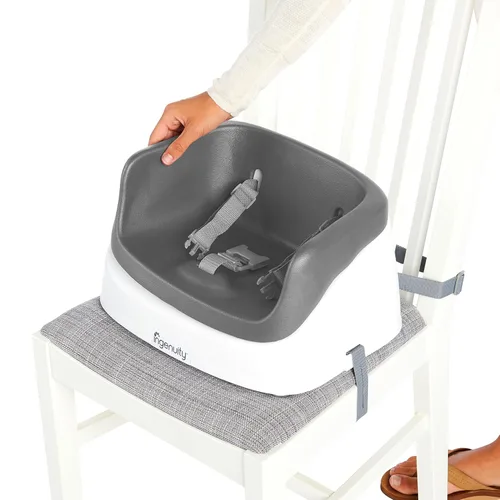 Vista 6 de Asiento elevador Ingenuity SmartClean para silla de cocina – Ligero para llevarlo a todas partes, fácil de limpiar, correa de arnés de 3 puntos