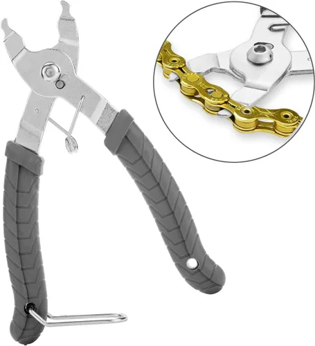 Vista 5 de Alicates de eslabones para bicicleta, divisor de cadena, 6 pares de eslabones perdidos de bicicleta, alicates de cadenas QKURT para reparación