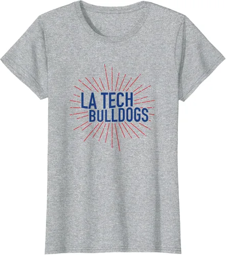 Vista 6 de Camiseta Louisiana Tech Bulldogs Burst, Blanco