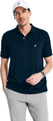 Vista 27 de Nautica playera polo clásica de mangas cortas, color sólido, para hombre