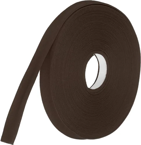 Vista 10 de MECCANIXITY Cinta al bies de doble pliegue de 1 pulgada, cinta al bies de poliéster continua a granel para coser, costura, acolchado, dobladillo
