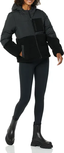 Vista 3 de Tienda Essentials Chaqueta acolchada Sherpa para mujer