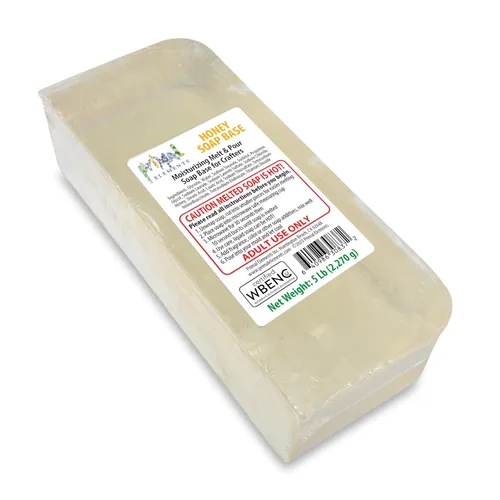 Vista 30 de Primal Elements Base de jabón de aloe – Base de jabón hidratante para derretir y verter glicerina para manualidades y hacer jabón, fácil de cortar