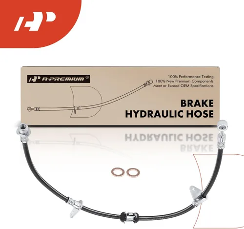 Vista 8 de A-Premium Manguera hidráulica de freno delantero compatible con modelos Honda, Acura e Isuzu seleccionados - Accord 1990-1997, Odyssey 1995-1998, CL