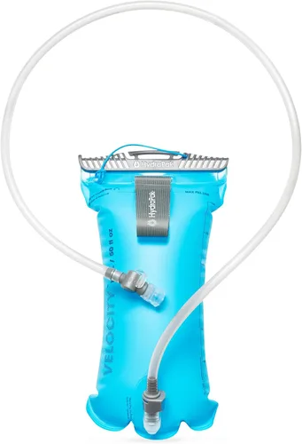 Vista 7 de HydraPak Velocity Depósito de hidratación (1.5L, 2L, 3L), cámara de agua ultraligera, válvula de mordida autosellante, a prueba de fugas