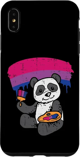 Vista 7 de iPhone 14 Panda Painting Animal LGBTQ Bisexual Flag Gay Pride Ally Bi Case
