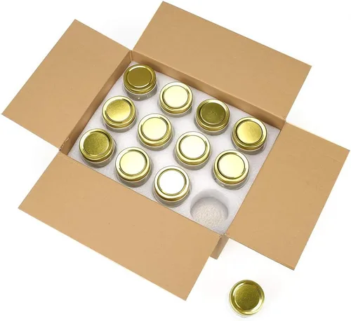 Vista 7 de STARSIDE Paquete de 24 tarros de cristal de 8 onzas con tapas de boca regular, 250 ml, recipientes perfectos para mermelada, miel, caramelos