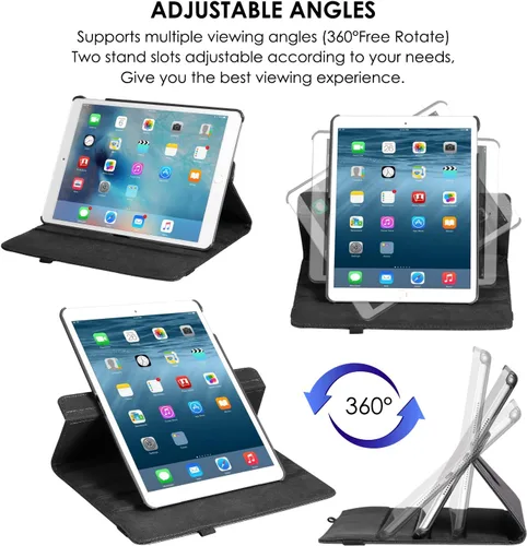 Vista 6 de Funda para iPad de 9ª generación (2021)/ iPad de 8ª generación 2020/ iPad de 7ª generación 2019 para fundas de iPad de 10.2 pulgadas, funda