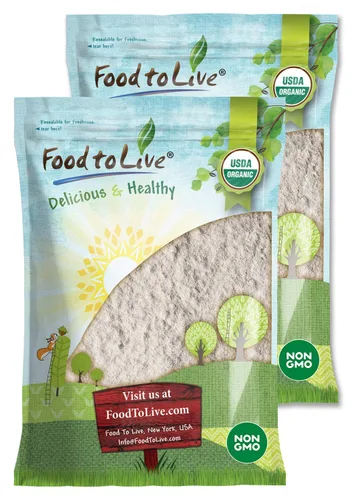 Vista 7 de Harina de arroz integral orgánica, 1.5 libras, sin OMG, finamente molida a partir de arroz de grano largo, sin blanquear, sin tratar, comida vegana