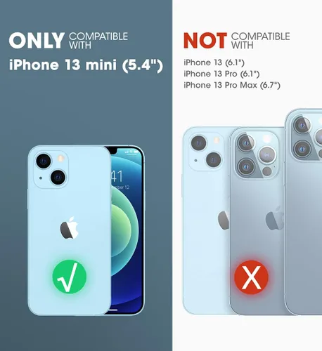 Vista 2 de SUPCASE Unicorn Beetle Pro Series - Funda para iPhone 13 Mini (versión 2021) de 5.4 pulgadas, protector de pantalla integrado de cuerpo completo