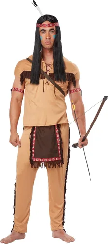 Vista 3 de California Costumes Native American Brave Adulto para hombre