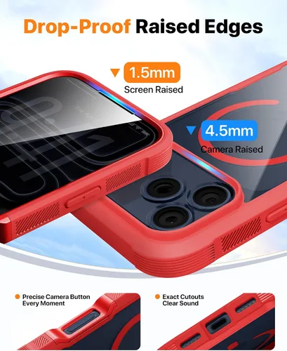 Vista 638 de DIACLARA - Funda transparente compatible con iPhone XR 6.1 pulgadas 2018