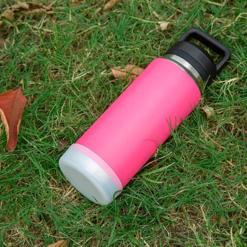 Vista 2 de Funda protectora de silicona para el fondo de la bota, compatible con botellas YETI Rambler de 36 oz, protector de parachoques con cancelación