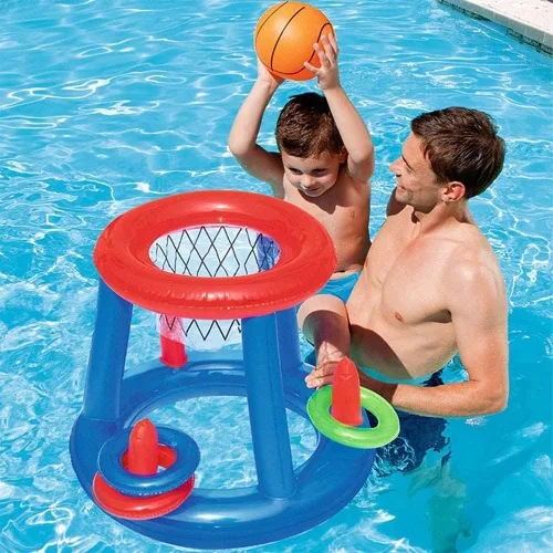 Vista 2 de 24 mini pelotas de baloncesto de 5 pulgadas, pelota de baloncesto pequeña con bomba para niños y adultos, pelota de baloncesto inflable de goma