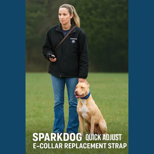 Vista 4 de SparkDog - Correa de repuesto impermeable de ajuste rápido de 3/4 pulgadas de alta flexibilidad, compatible con tecnologías SportDOG, Garmin, Dogtra
