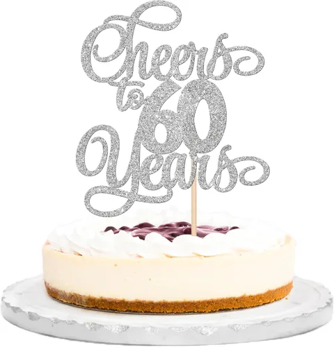 Vista 17 de 1 pieza de decoración para tartas de 40 años con purpurina para pastel de 40 años, 40 años, decoración fabulosa para tartas de cumpleaños de 40 Negro