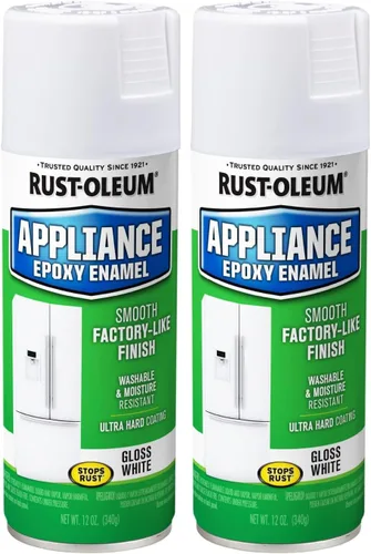 Vista 8 de Rust-Oleum 7882830 - Pintura en aerosol de epoxi para electrodomésticos, 12 onzas, color almendra