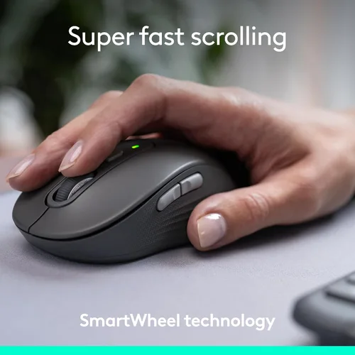 Vista 5 de Logitech Signature Slim MK955 Combo para Negocios Edición Copilot, Copilot de Microsoft, Copilot en Windows, Teclado y Mouse Inalámbricos
