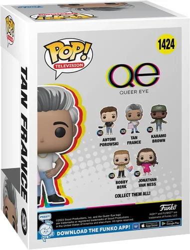 Vista 3 de Funko POP! TV: Queer Eye - Tan France - Figura de vinilo coleccionable - Idea de regalo - Producto oficial - para niños y adultos - Fans