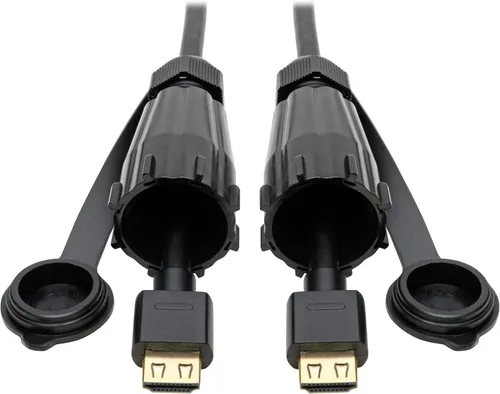Vista 12 de Tripp Lite Cable HDMI de alta velocidad con conector IP67 protegido (M/HDMI industrial, Ethernet, 4K, 3 pies (P569-003-IND)