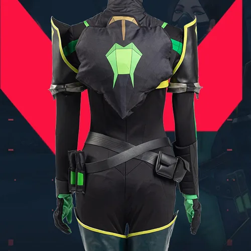 Vista 9 de Banbas VALORANT Viper - Disfraz de cosplay del mismo estilo cultura Festival Disfraces personalizados Anime Rave Halloween Cos