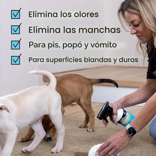 Vista 6 de Pet Life Unlimited SuperFoam para manchas y olores de mascotas, hoja de enebro, 16 onzas líquidas