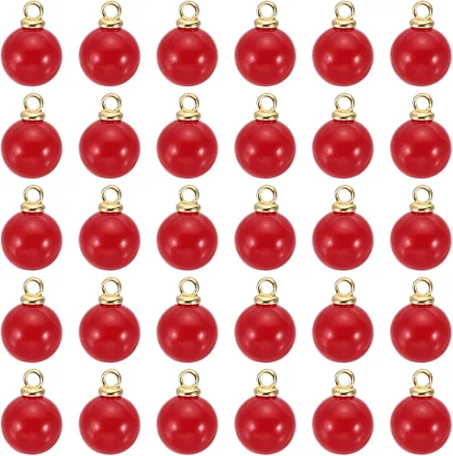 Vista 6 de PATIKIL Abalorio de perlas, 100 cuentas de perlas de imitación de perlas colgantes para bricolaje para hacer joyas, pulseras, aretes, collares Beige