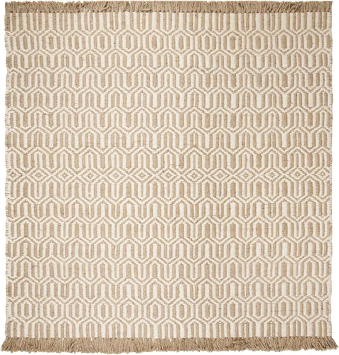 Vista 7 de SAFAVIEH Natural Fiber Collection - Alfombra decorativa de 2 x 3 pies, natural y marfil, hecho a mano, estilo bohemio con flecos, ideal para zonas