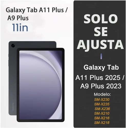 Vista 9 de LTROP Funda para Samsung Galaxy Tab A11 Plus 2025 / A9 Plus 2023 de 11 pulgadas con asa de correa para el hombro y soporte, funda a prueba de golpes