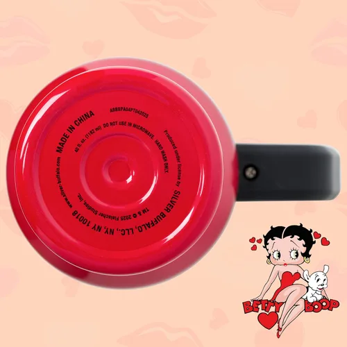 Vista 8 de Silver Buffalo Betty Boop Core Cute Pose, vaso de acero inoxidable, 40