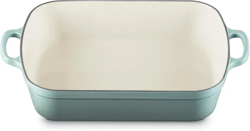 Vista 8 de Le Creuset Tostador rectangular Signature de hierro fundido esmaltado, 5.25 cuartos de galón (9.8" x 13"), Artichaut