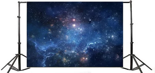 Vista 3 de AOFOTO Telón de fondo de nebulosa fantástica de 5 x 3 pies, cielo estrellado aeroespacial, fotografía, universo, galaxia, cosmos, espacio exterior