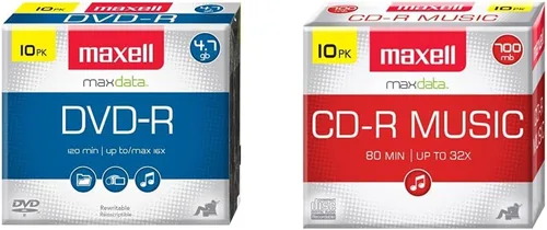 Vista 19 de Maxell 638004 4.7Gb Dvd-R 10Mm Caja de joyas