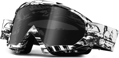 Vista 8 de Dirt Bike Goggles Motorcycle Gear ATV Riding Motocross Dirtbike 4-Wheeler Accessories Ski Fit Over The Glasses