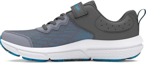 Vista 37 de Under Armour Tenis para correr Assert 10 con cierre alternativo para niños (001) Negro/Blanco/Blanco