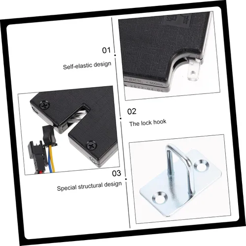 Vista 3 de DOITOOL Cerraduras electrónicas Cerradura de puerta oculta Cerradura de cajón Cerradura eléctrica Cerradura electromagnética Cerraduras de puerta