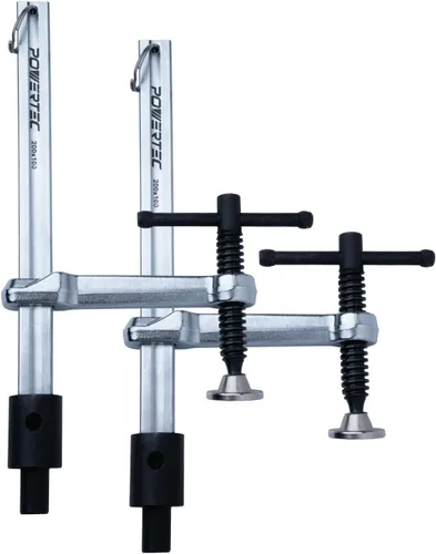 Vista 11 de POWERTEC Abrazadera para Agujeros de Bolsillo, Abrazadera de Ángulo Recto de 12" de Liberación Rápida para Ensamblaje de Agujeros de Bolsillo