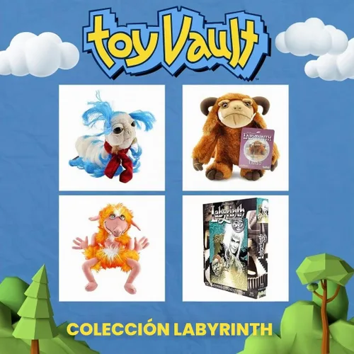 Vista 9 de Toy Vault Jim Henson Muñeco de felpa Firey de Laberinto