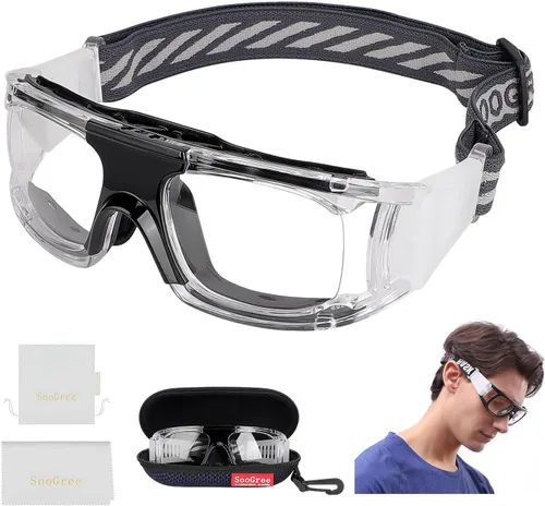 Vista 15 de SooGree Sports Glasses - Racquetball Goggles Basketball Football Eye Protective