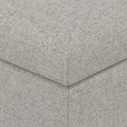 Vista 8 de SIMPLIHOME Owen Mesa de Centro Rectangular Moderna de Mediados de Siglo de 34 pulgadas de Ancho con Otomana de Almacenamiento en Tela de Poliéster