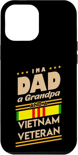 Vista 25 de Funda de regalo para iPhone 13 Pro Max I'm a Dad Grandpa And Vietnam Veteran Cool Soldier