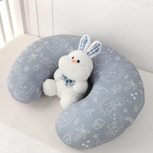 Vista 7 de DILIMI Funda de almohada de lactancia, fundas de lactancia suaves y elásticas para almohadas de lactancia, 1 paquete de funda reversible extraíble
