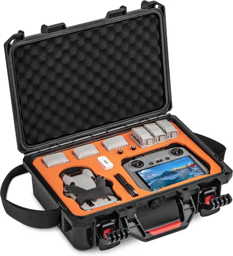Vista 9 de STARTRC Mini 4 Pro Funda de Transporte Dura Impermeable para DJI Mini 3 Pro/3 Accesorios, Estuche de Viaje para Fly More Combo