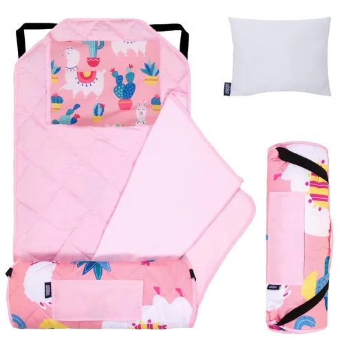 Vista 19 de Wildkin - Tapete para tomar la siesta, moderno y todo en uno, con almohada para infantes (niñas o niños), tamaño perfecto para la guardería