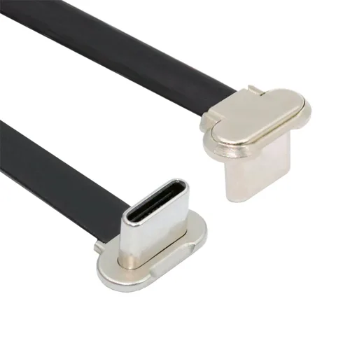 Vista 20 de xiwai Cable de carga USB-C corto en ángulo macho a macho de 5.9 in ultra