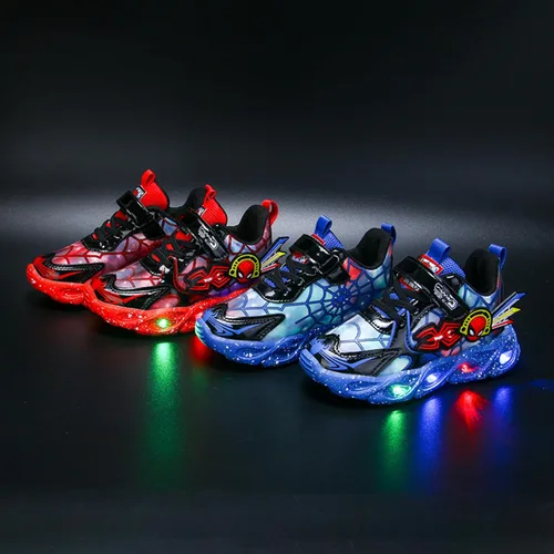 Vista 8 de RAYCHY Children's Casual Shoes Boys Breathable Non-Slip Light Sneakers Unisex Luminous Sneakers for Girls Sport Running Shoes