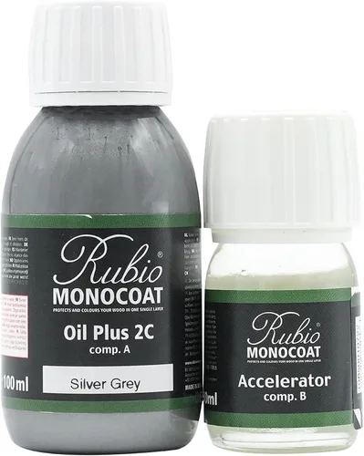 Vista 224 de Rubio Monocoat Tinte y acabado para madera de 650 pies cuadrados - Niebla 5% Oil Plus 2C Aceite de linaza ecológico de secado rápido