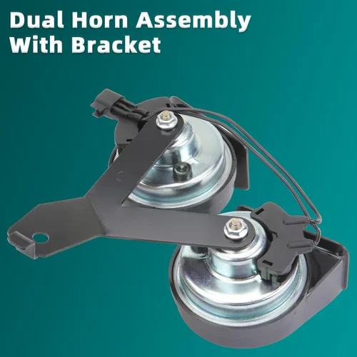 Vista 6 de MITZONE Conjunto de bocina con soporte compatible con Ford F-150 2009-2014 Reemplazar 9L3Z-13832-A