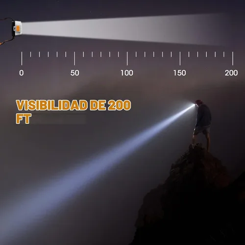 Vista 5 de EverBrite Linterna frontal LED, 4 modos de iluminación, cabezal giratorio con diadema ajustable, IPX4 resistente al agua, perfecto para correr